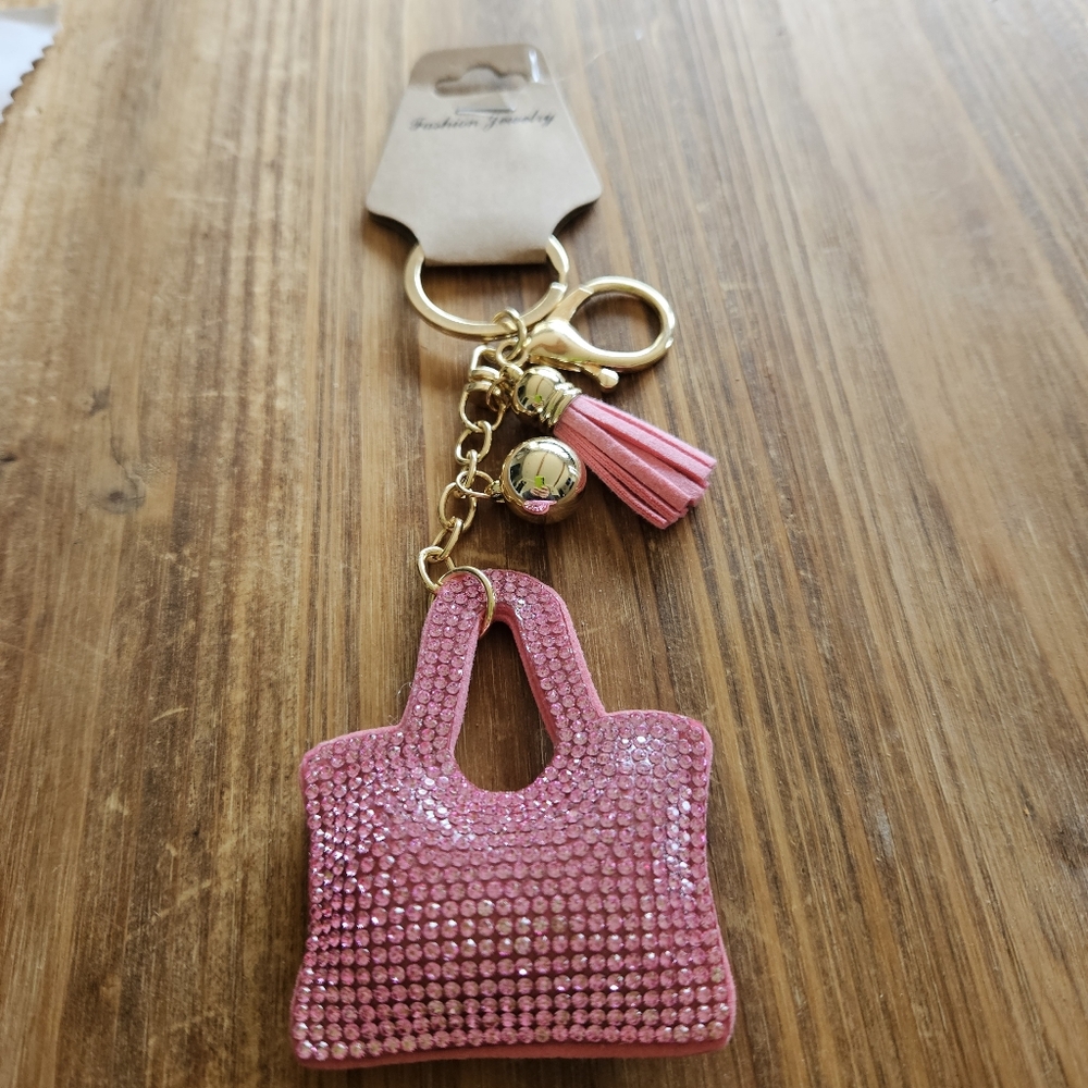 DIVAS LiMiTED Pink and Gold Key & Card Holder